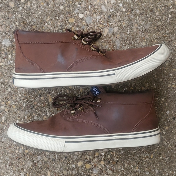 Sperry Striper Storm Chukka Boot Brown Leather 12 - Picture 1 of 4